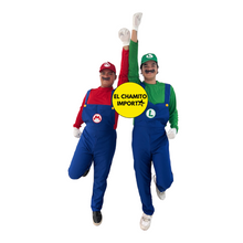 Disfraz De Mario Y Luigi (super Mario Bross) Adulto