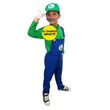 Disfraz De Luigi Super Mario Cosplay Para Niño