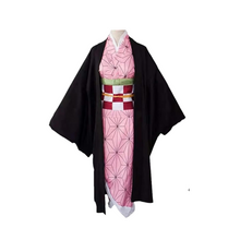 Disfraz Nezuko Kamado  Kimono + Capa Cosplay