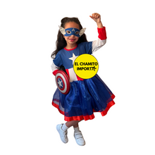 Disfraz Niña Capitan America Girl