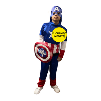 Disfraz Super Heroe Capitan America Niño