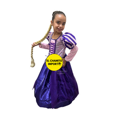 Disfraz Princesa Rapunzel, Vestido + Trenza