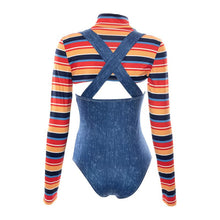 Disfraz De Chucky Sexi Body Para Mujer + Peluca Halloween