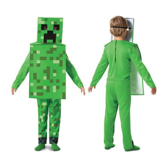 Disfraz Para Niños De Minecraft Creeper Fancy Original Licencia