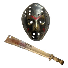 Set Jason Voorhees Máscara Cuchillo Carnicero Halloweem