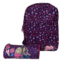 Mochila Escolar Barbie + Estuche Niñas