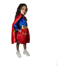 Disfraz Niña Super Girl Chica Liga Justicia Dc Heroina