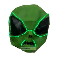 Disfraz Alien Capa + Mascara Luz Led Halloween