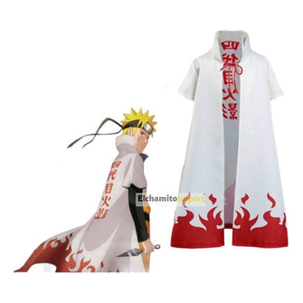 Capa Hokage Minato Naruto Cosplay Adulto