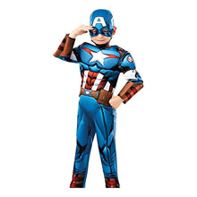 Disfraz Capitan America Marvel Niño Con Musculos