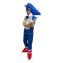 Disfraz Traje Sonic Completo Con Guantes Niños