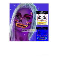 Face Sticker Gemas Cristales Rostro Cosplay Halloween