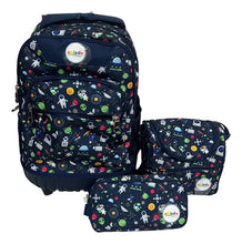 Pack Mochila Trolley + Lonchera + Estuche / Niños/ Ekizde