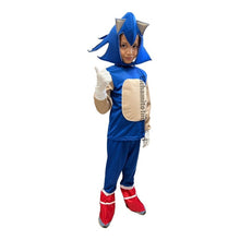 Disfraz Traje Sonic Completo Con Guantes Niños