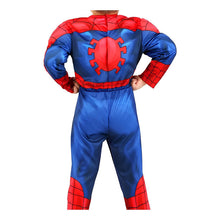 Disfraz Spiderman Niños Con Musculos Guantes Y Mascara