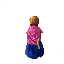 Vestido Nórdico De Princesa Anna Frozen Con Capa Disfraz