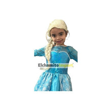 Disfraz Vestido Princesa Elsa Frozen + Peluca