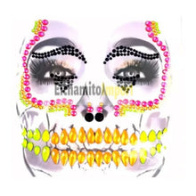 Face Sticker Gemas Cristales Rostro Cosplay Halloween