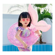 Flotador Cola De Sirena 60cm Inflable Niñas