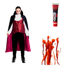 Disfraz Vampiro Clasico Haloween Adulto + Sangre